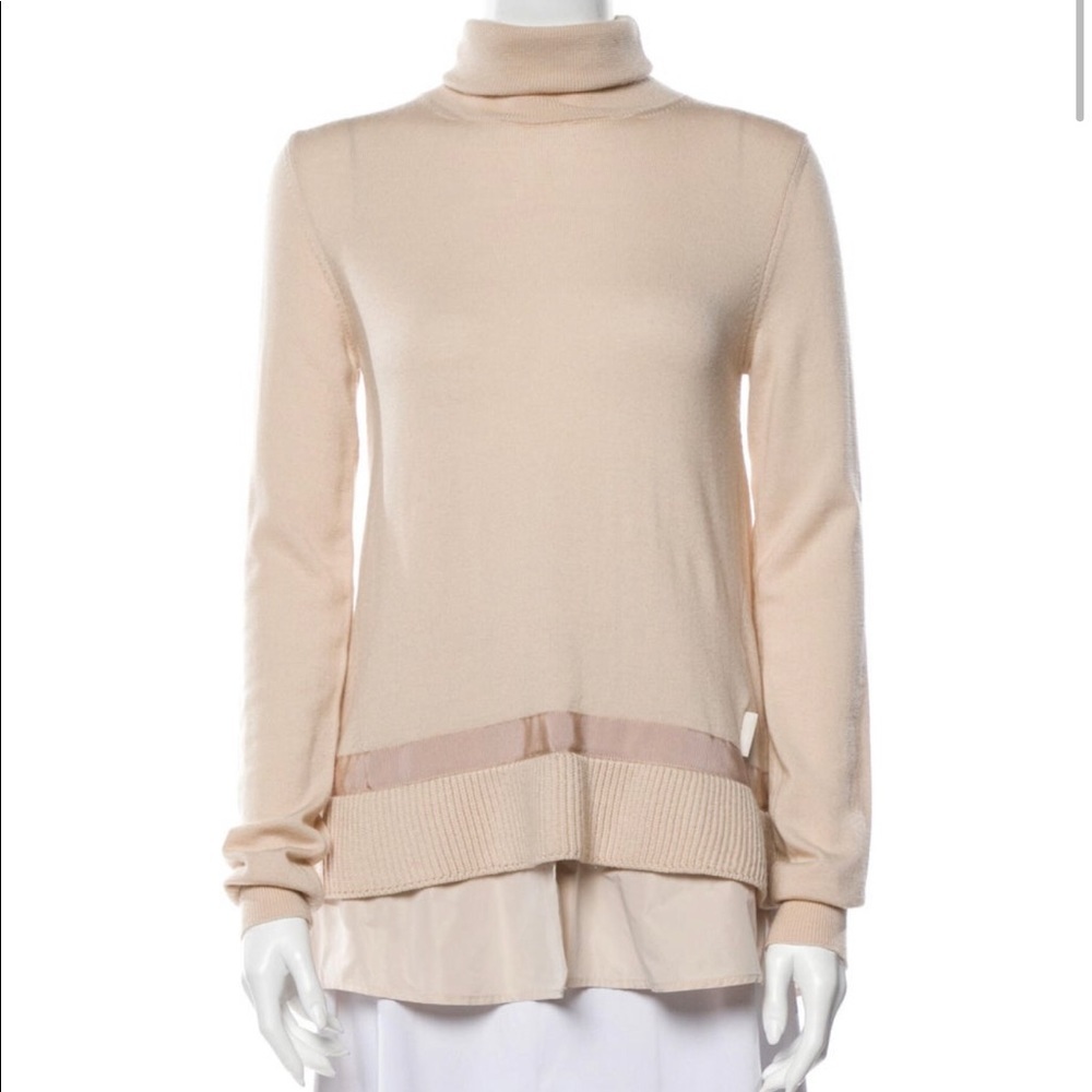 NWT Moncler Virgin Wool Turtleneck Sweater - Size Small